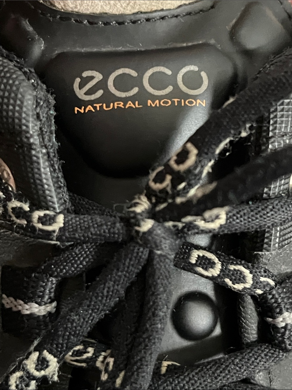 ECCO Natural Motion Hydromax Golf Shoes Black Leather Soft Spike Cleats - Picture 11 of 14